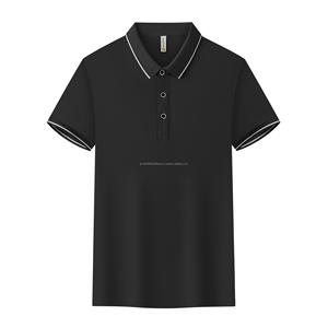 T-shirts Polo en Coton de Haute Qualité pour Hommes, Motif Tricoté Personnalisé, Teint Uni, Couleur Unie, Occasion Golf, Expédition DDP - Product Image 3