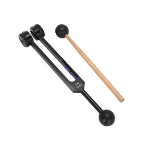 Ensemble de diapasons thérapeutiques 128 Hz en alliage d'aluminium, instrument de sonothérapie avec marteau et sac de rangement - Product Image 1