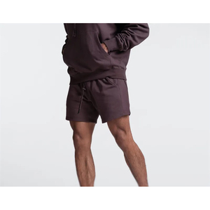 กางเกงขาสั้นลำลองผู้ชายผ้าฝ้ายผสมขนแกะแบบถัก ระบายอากาศ กันน้ำ ทรงจ็อกเกอร์ มีกระเป๋าข้าง ใส่สบาย เหมาะสำหรับวิ่งและใส่ลำลองในฤดูร้อน พร้อมโลโก้แบบกำหนดเอง - Product Image 4