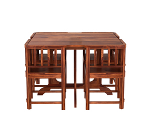 Elegant Solid Sheesham Wood <b>Dining</b> Set Eco-Friendly Wooden Dinning Table Set Finish Lifetime Warranty for Termite Resistance - Product Image 5