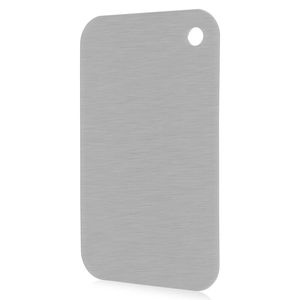 Tabla de Cortar de Cocina de Acero Inoxidable con Asa Integrada, Higiénica y Resistente al Óxido, para Uso Diario en el Hogar y Hoteles - Product Image 1