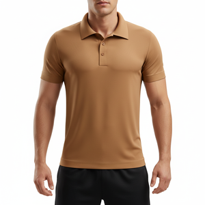 Polo-shirts pour hommes en gros, T-shirts unis vierges, T-shirts unisexes, Polo-shirts de sport et de golf personnalisables avec logo - Product Image 1