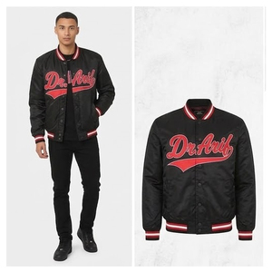 Veste bomber universitaire personnalisée pour homme, veste en satin Letterman, broderie de logo personnalisée, impression, doublure matelassée, veste d'hiver - Product Image 5