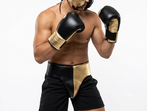 Fabricante OEM ODM, Conjunto de Equipo de Protección de Boxeo Personalizado, Guantes de Boxeo de Cuero, Protector de Cabeza, Protector Inguinal, Equipo de Entrenamiento y Sparring - Product Image 5