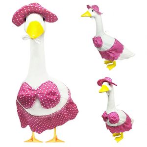 Factory Direct Oem/Odm Custom,Porch <b>Summer</b> for 23" Lawn Cement Plastic Cute Porch Goose Outfits Bikini - Product Image 4