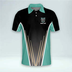 Chemise en toile unie personnalisée OEM avec impression numérique par sublimation pour joueur de billard, chemises amusantes pour équipe de billard pour hommes, tournoi de billard - Product Image 5