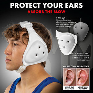 Modern Design Ear Guard Lightweight Protection Gear Ear Guard Adjustable Fit With Soft Padding - Product Image 3