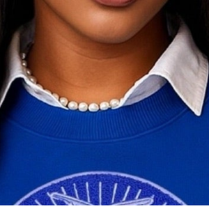 เสื้อสเวตเชิ้ตปักลายโลโก้ Zeta Phi Beta Z Phi B ของชมรมนักศึกษากรีกแบบกำหนดเอง แต่งขอบสีน้ำเงินรอยัล คอกลมลำลอง สำหรับฤดูหนาว - Product Image 6