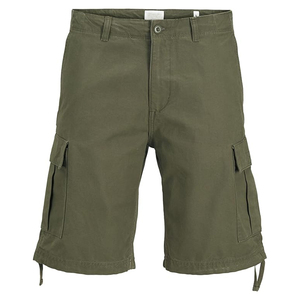 Pantalones Cortos Cargo Casuales Ecológicos y Resistentes con Bolsillo Lateral, 340 Gramos, Corte Holgado, Cómodos y Duraderos para Hombre - Product Image 1