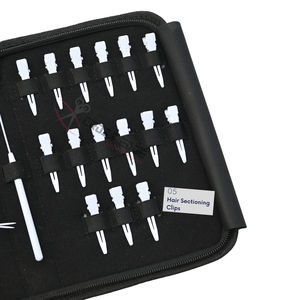 Kit de Herramientas para Extensiones de Cabello Blanco: Alicates para Remover Microperlas, Alicates para Crimpar Microperlas, Gancho de Extracción, Agujas Curvas, Clips de Seccionamiento - Product Image 4