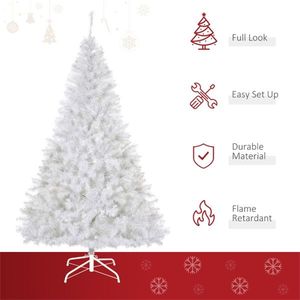 6ft Christmas Tree Festive Holiday Decorations Product - Product Image 3