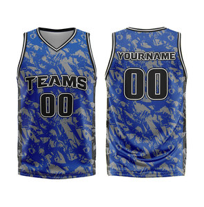 TEAMS Basketball Jersey Set Sublimated V-<b>Neck</b> Sleeveless Mesh Uniform Moisture Wicking Athletic Fit Unisex Adult All Seasons - Product Image 3