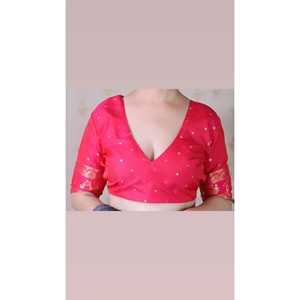 ผ้าซารีไหมเนื้อนุ่มสีม่วง ลายวาร์ลี งานฝีมือดั้งเดิม เสื้อผ้าอินเดียและปากีสถาน - Product Image 6