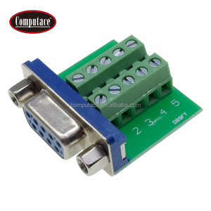 Fabriek Directe Verkoop D-Sub 9pin Vrouwelijke Terminal Adapter Draad Connector