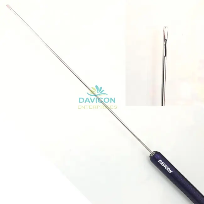 Cannula 2 порта 3,0 мм X 30 см с фиксированной ручкой | Обычные всасывающие канюли от DAVICON ENTERPRISES