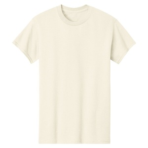Camisetas de Hombre Estilo Urbano 100% Algodón Jersey con Opción de Logotipo Personalizado Color Natural - Product Image 1