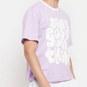 T-shirt Homme Oversize à Manches Courtes Personnalisé avec Col en Forme de Guitare, Motif Rock & Roll Squelette, en Coton et Fibre de Bambou, Couleur Unie, Séchage Rapide - Product Image 3