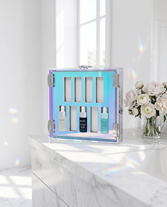Acrylic Double <b>Door</b> Packaging Box for Face Cream Perfume & Lipstick-Recyclable Cosmetic Storage & Display Box - Product Image 3