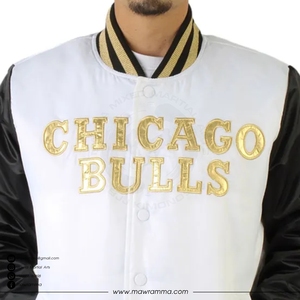 OEM Custom Satin Bomber <b>Jacket</b> Embroidered Patchwork <b>Camo</b> Team <b>Jackets</b> Loose Fit High Quality Winter Streetwear <b>Jacket</b> - Product Image 2