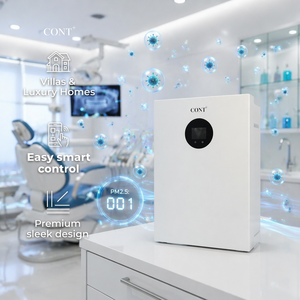 Nuovo Sistema di Ventilazione ERV a Parete Senza Condotti con Ioni AIS H13 per Ospedali, Cliniche, Uffici, OEM ODM Direttamente dalla Fabbrica - Product Image 1