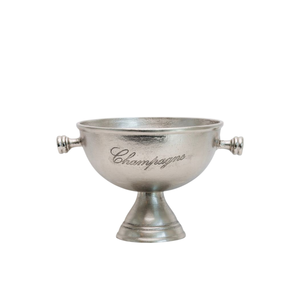 Antique Silver Pedestal Bowl Vintage Wedding Decorative Wine Bucket Elegant Polish Finish Wine Bowls Display Stand Home Decor - Product Image 6