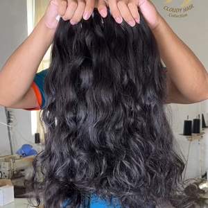 Vente en gros de mèches de cheveux humains vierges vietnamiens 100% naturels de haute qualité, ondulation naturelle, qualité supérieure - Product Image 1