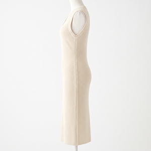 Women's Winter Solid Front Knit Vest <b>Dress</b> Layering Casual Warm Knit Midi <b>Dress</b> OEM ODM Wholesale Factory <b>Custom</b> Logo Low MOQ - Product Image 3