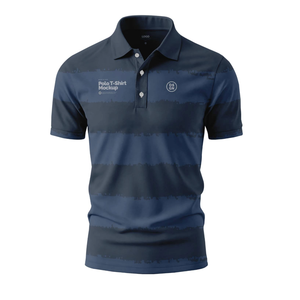 เสื้อโปโลผู้ชายผ้าโพลีเอสเตอร์ปักโลโก้ตามสั่ง ระบายอากาศ แห้งเร็ว แขนสั้น สวมใส่สบาย เหมาะสำหรับธุรกิจ กอล์ฟ ขายส่ง รับผลิตแบบ OEM - Product Image 3
