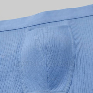 Nueva Llegada, Venta al Por Mayor, Calzoncillos Boxer de Algodón y Elastano para Hombre, Tejido Acanalado, Suave al Tacto, Transpirable, Uso Diario, Larga Duración - Product Image 6
