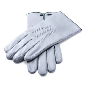 Gants en cuir tactiles à prix de gros, longueur poignet, thermiques, chauds, décontractés, pour l'hiver, non doublés, noirs, pour usage quotidien en extérieur - Product Image 4