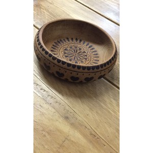 ชามดอกไม้ไม้สักทำมือ |   ถาดเสิร์ฟไม้หรูหราขายส่ง - Product Image 2