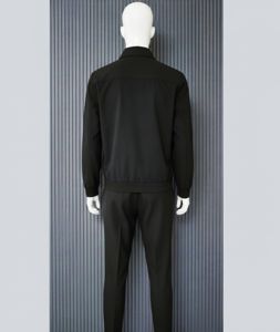 Ensemble de survêtement homme en molleton technique personnalisé, coupe ajustée, 2 pièces, disponible en OEM, style italien de luxe, extensible dans les 4 sens, pour le jogging hivernal - Product Image 4