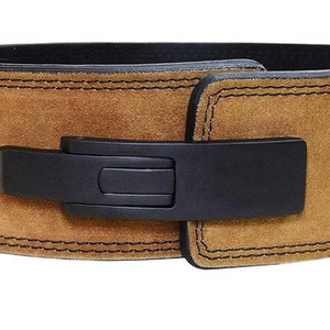 Cinturón de Cuero de Gamuza Genuino con Hebilla para Levantamiento de Pesas, Soporte Duradero de Alta Calidad, Resistente y Personalizable - Product Image 5