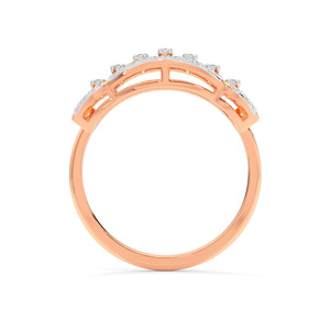 Lab Grown Diamond <b>Open</b> Lattice Band <b>Ring</b> - Product Image 1