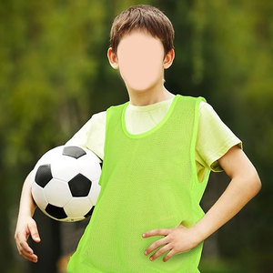 <b>Soccer</b> Pinnies Pennies Jersey Scrimmage Vest Breathable Mesh Sports Practice Jersey Training Bibs Youth Adult Kids Basketball - Product Image 4