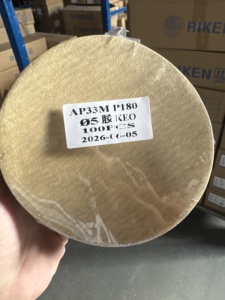 Disque abrasif RIKEN 115 mm P120, dureté moyenne, pour meuleuse d'angle, ponçage de l'acier, fabrication OEM au Vietnam - Product Image 1