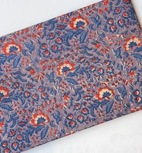 Hermosa Tela de Algodón con Estampado Artesanal de Bloques de Madera Indios para Decoración del Hogar, Proveedor Directo de Fábrica - Product Image 4