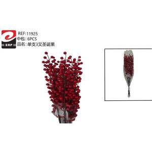 Frutos Rojos Artificiales de Navidad - Product Image 3