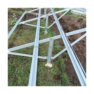 Agricultural Solar Farm Hot <b>Dip</b> Galvanized Steel Ground Mounting Structure for Photovoltaic Solar Panels - Product Image 1