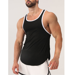 OEM Custom Design Men's Gym Stringer Tank Top Plus Size Canton Fitness <b>Running</b> <b>Singlet</b> Casual Print Jersey for Winter Sports - Product Image 1