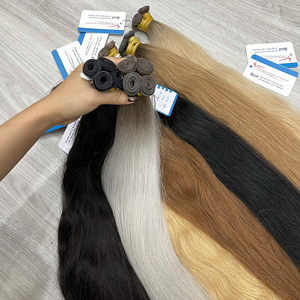 Vente Flash : Extensions de Cheveux Straight Genius Weft, Diverses Couleurs, Résistantes, Prêtes à l'Expédition, 100% Cheveux Vietnamiens - Product Image 4