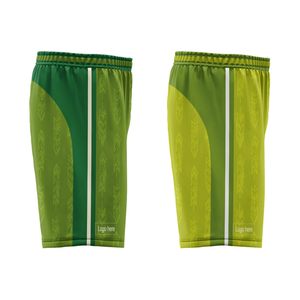 Teamname Basketball Uniform Sublimated Sleeveless Jersey and <b>Shorts</b> Set Moisture Wicking Athletic Fit Adult Unisex Green - Product Image 4