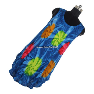 Elegante Vestido Bohemio de Playa 2026 de Verano de Rayón Tie Dye Holgado de Corte Regular Sexy para Chicas, Maxi Vestido para Fiesta en Club Nocturno, Vestido Tie Dye - Product Image 1