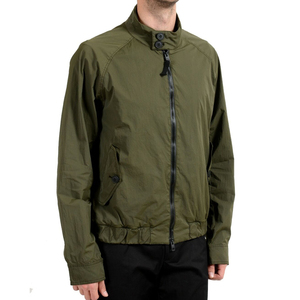 Veste coupe-vent imperméable personnalisée de nouvelle conception, demi-zip avec logo, polyester nylon, décontractée pour homme - Product Image 2