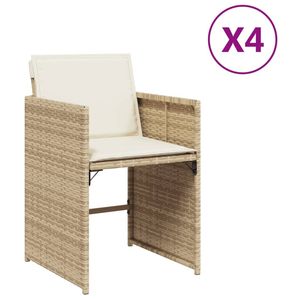 Chaise de patio beige pour jardin, pour la détente en plein air - Product Image 2