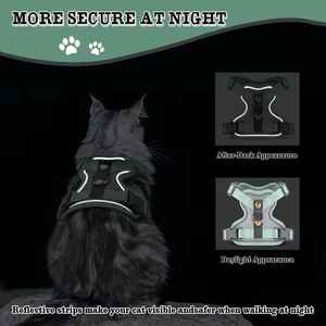 Arnés para Gatos de Alta Calidad Personalizado OEM, Estilo Táctico, Impermeable, y Arnés para Perros - Product Image 5
