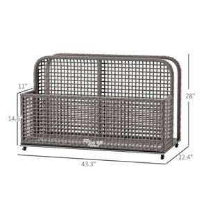 Cesto Portaoggetti in Rattan, Elegante Materiale Naturale per la Casa o l'Ufficio - Product Image 5