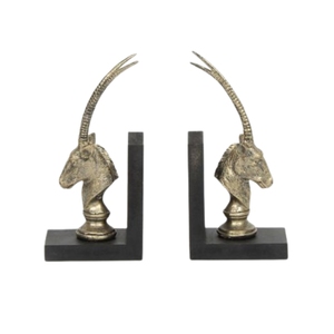 Nordic Style Heavy Duty White Marble Base Gold Metal Music <b>Note</b> Bookends Decorative <b>Book</b> Stoppers Ends for Bookshelves - Product Image 4