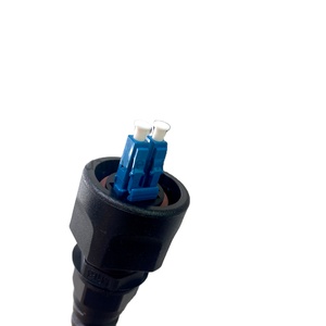 Không thấm nước ngoài trời ODVA-LC <span class=keywords><strong>Duplex</strong></span> 2 lõi Singlemode 9/125um g657a2 sợi quang vá dây cáp IP67 đánh giá kết nối 50m - Product Image 1