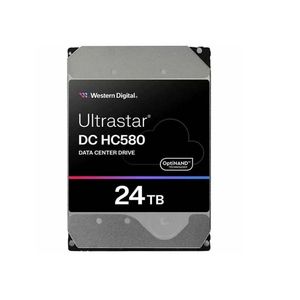 ฮาร์ดไดรฟ์ WUH722424ALE6L4 ขนาด 24TB SATA ความเร็ว 7200RPM แคช 512MB ขนาด 3.5 นิ้ว สำหรับองค์กร ฮีเลียม HDD Ultrastar HC580 - Product Image 1